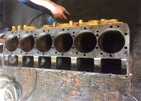 كتلة المحرك الفولاذ المقاوم للصدأ تبريد المياه C13 المستخدمة للحفارة E349D E349F